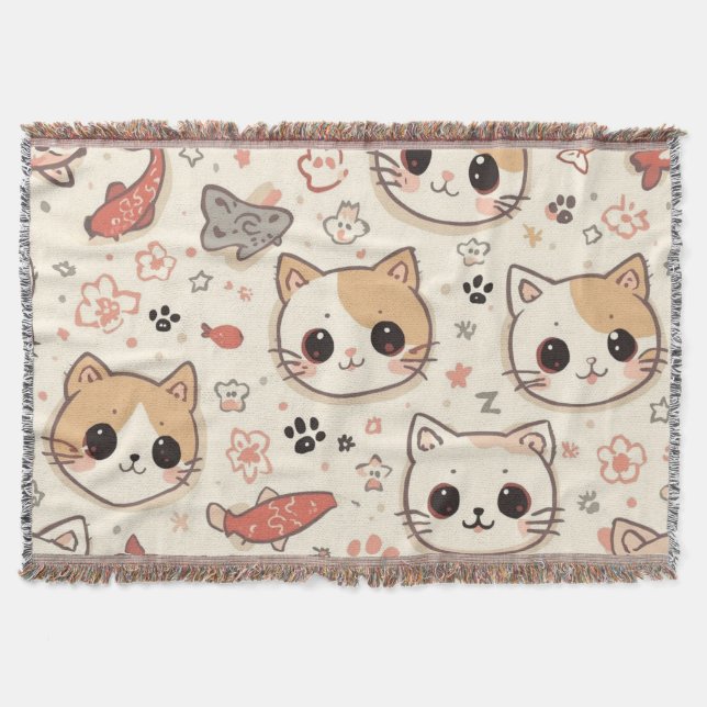 Couverture Cute Chat simple chaton Motif (Devant)