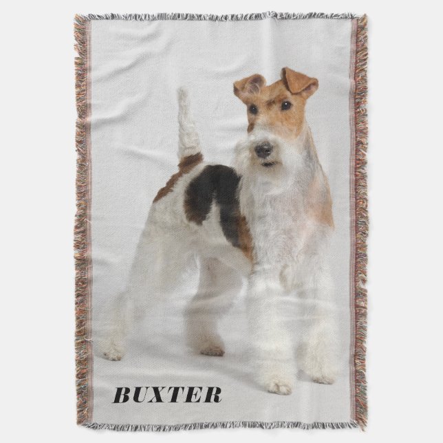 Couverture Cute Fil Fox Terrier Chien Photo (devant Vertical)