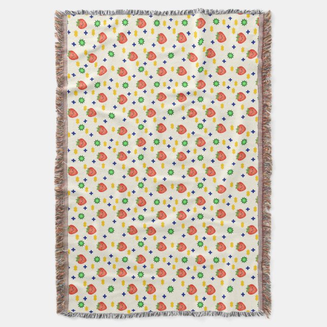 Couverture Cute Strawberry Pattern (devant Vertical)