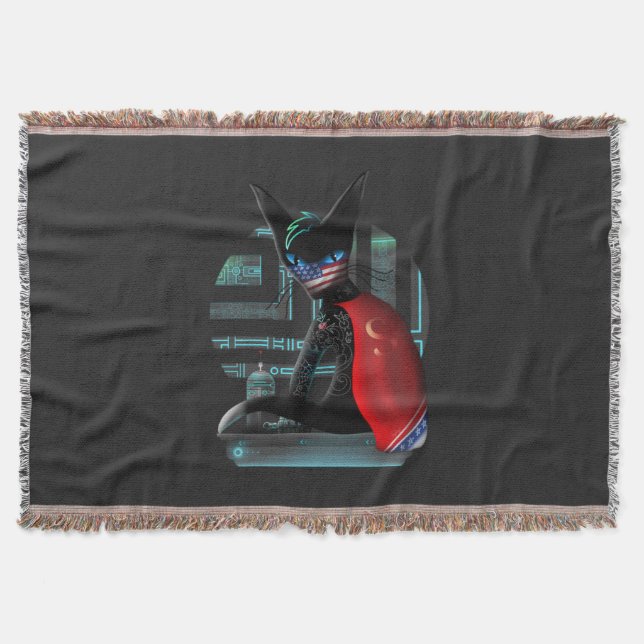 Couverture Cyberpunk Ninja Chat noir (Devant)