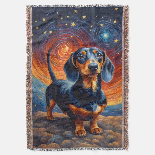 Couverture Dachshund Artsy (devant Vertical)