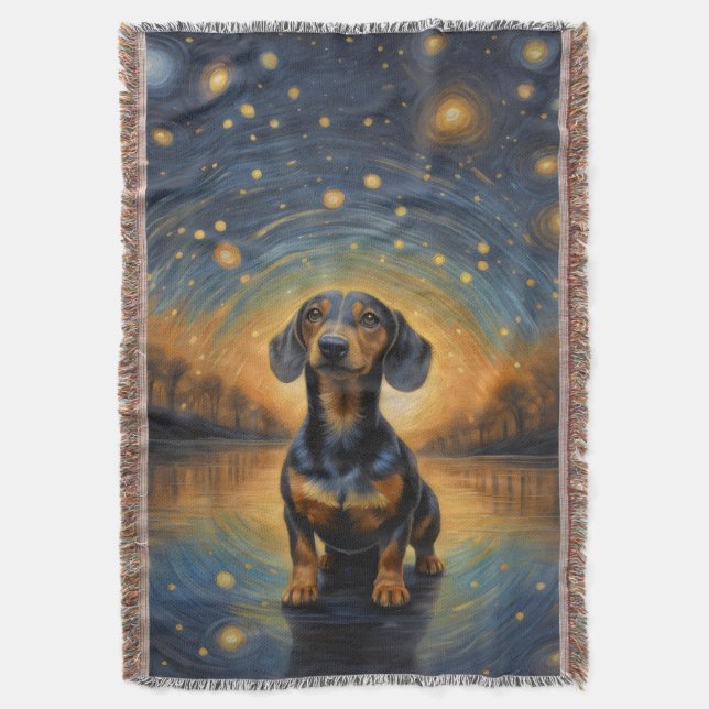 Couverture Dachshund Artsy (devant Vertical)
