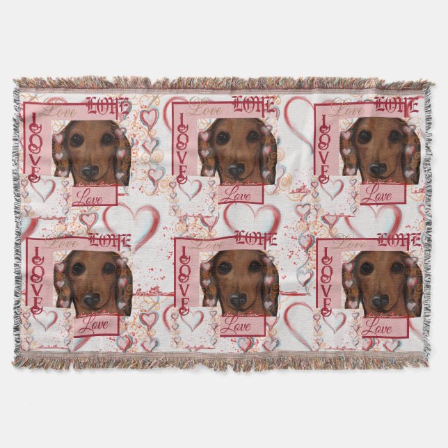 Couverture Dachshund Rouge  (Devant)