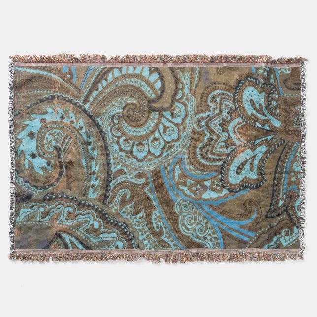 Couverture - Damassé Paisley (Devant)