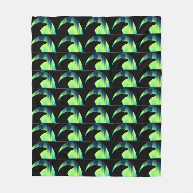 Couverture d'art Ours Lumières du Nord Couvertures (Devant)