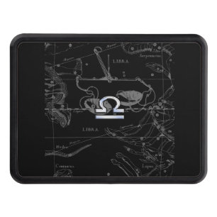 Couverture D'attelage De Remorque Chrome comme Libra Zodiac Symbole sur Hevelius