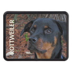 Couverture d'attelage de remorque de rottweiler