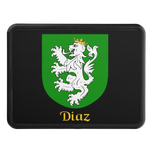 Couverture D'attelage De Remorque Diaz Family Shield (Devant)