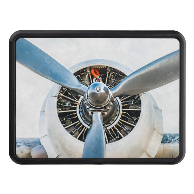 Couverture D'attelage De Remorque Douglas DC-3 Aircraft. Hélice (Devant)