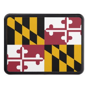 Couverture D'attelage De Remorque Drapeau d'état du Maryland