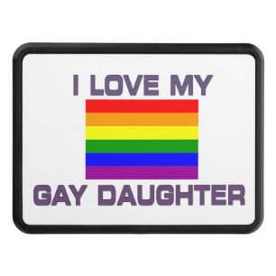 Couverture D'attelage De Remorque GAY Lesbian PRIDE J'aime ma fille gay