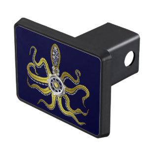 Couverture D'attelage De Remorque Gears Steampunk Octopus Kraken
