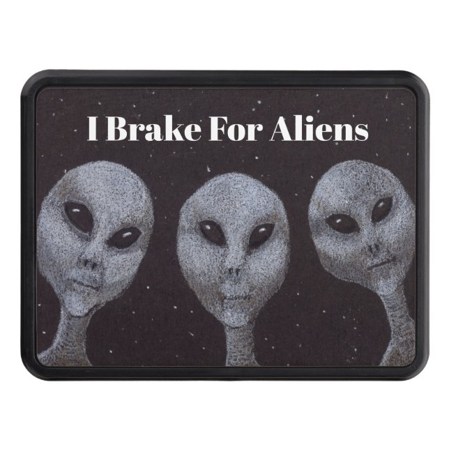 Couverture D'attelage De Remorque Gris Alien (Devant)