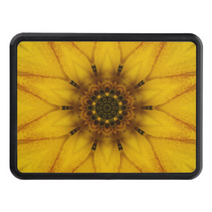 Couverture D'attelage De Remorque kaléidoscope de tournesol