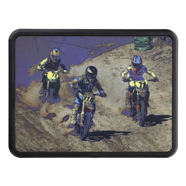 Couverture D'attelage De Remorque Le Home Stretch ! - Moto-x Racer (Devant)