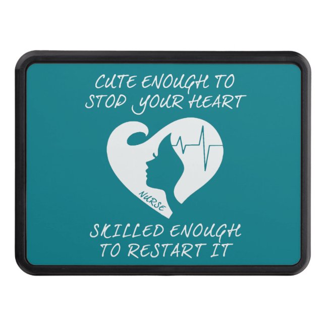 Couverture D'attelage De Remorque L'infirmière mignonne enlèvent votre souffle (Devant)