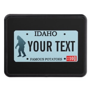 Couverture D'attelage De Remorque Plaque de licence Idaho Sasquatch