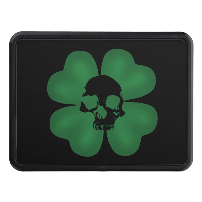 Couverture D'attelage De Remorque shamrock éffrayant Jour de la Saint Patrick (Devant)