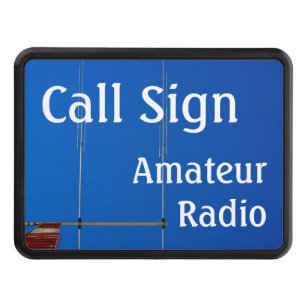 Couverture D'attelage De Remorque Signal d'appel radio amateur et antenne