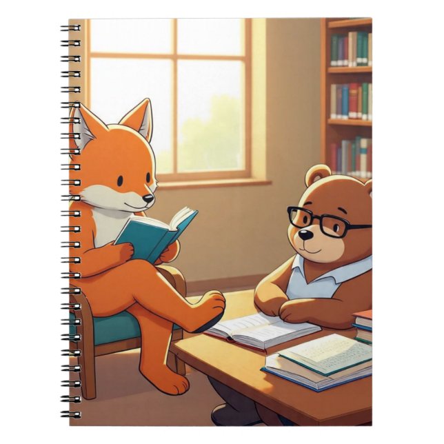 Couverture de cahier de bibliothèque de lecture de (Devant)