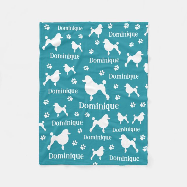 Couverture de caniche personnalisée Cadeau Amoureu (Devant)