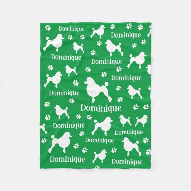 Couverture de caniche personnalisée Cadeau Amoureu (Devant)