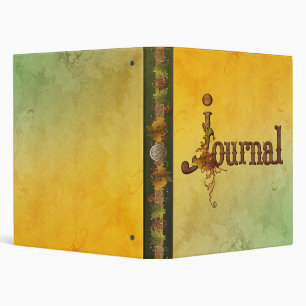 Couverture de carnet de classeur de journal