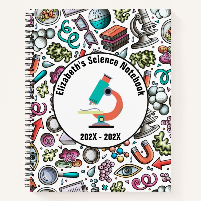 Couverture de Carnet scientifique personnalisée -  (Devant)