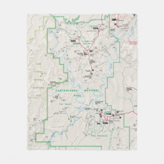 Couverture de carte de Canyonlands (Utah)