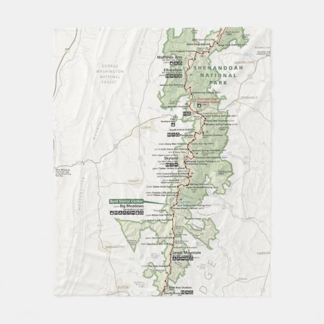 Couverture de carte de Shenandoah (Devant)
