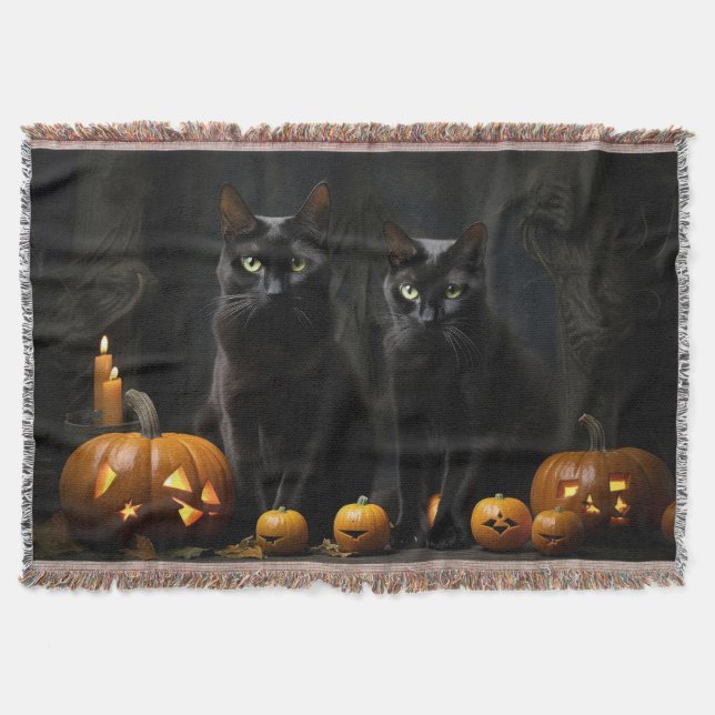 Couverture de chats noirs (Devant)