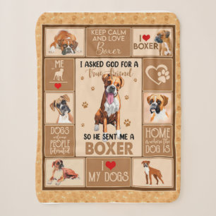 Couverture de chien de boîte personnalisée,