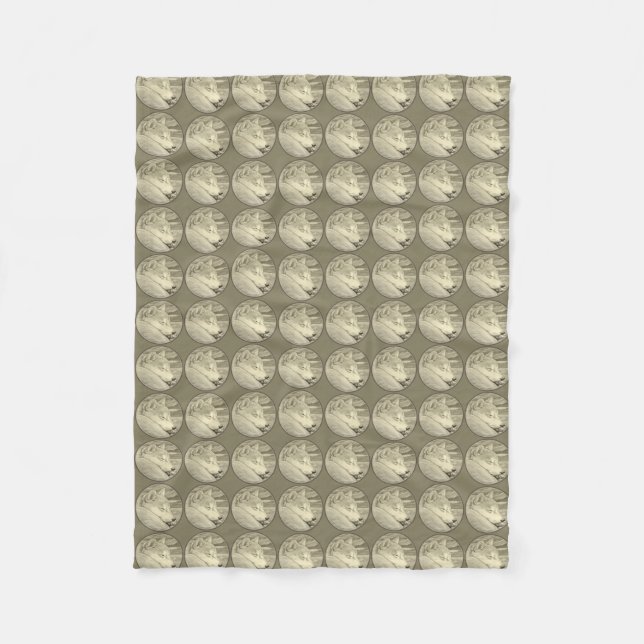 Couverture de chien Shiba Inu Chien Art Fleece Cou (Devant)