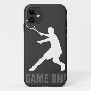Couverture de coque iphone de joueur de tennis