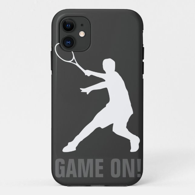 Couverture de coque iphone de joueur de tennis (Dos)
