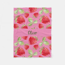 Couverture de fraise sucrée pour les amateurs de B