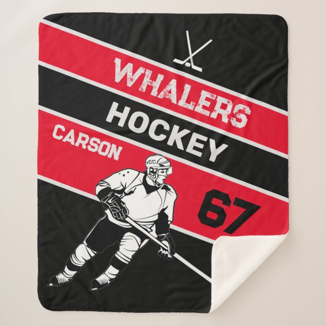 Couverture de hockey personnalisée (Devant)