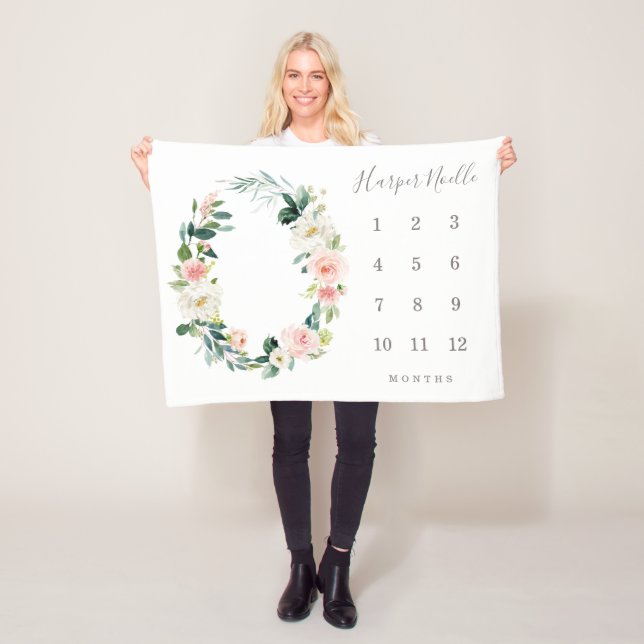 Couverture de jalon de printemps Florals (En situation)