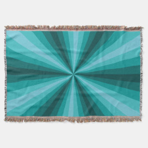 Couverture de jet d'Aqua d'illusion optique