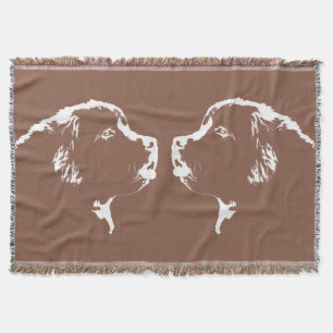 Couverture de jet de chiot de couverture de chien