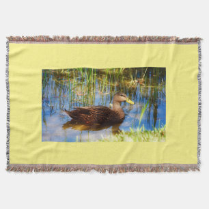 Couverture de jet de coton de canard de la Floride