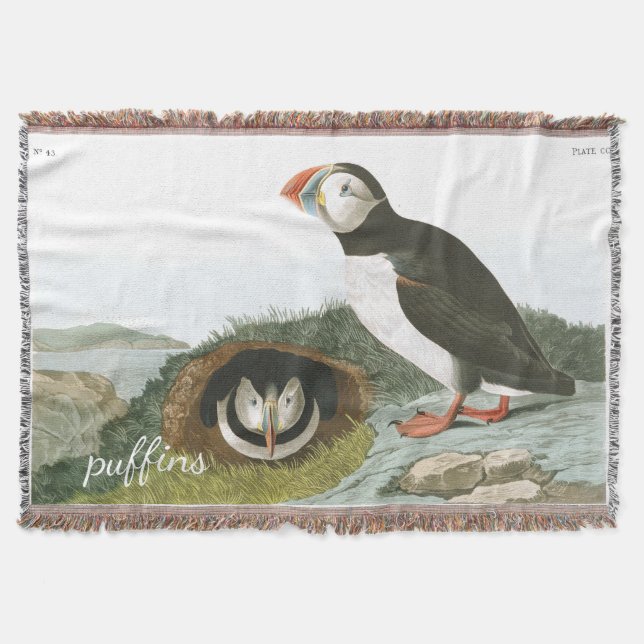 Couverture de jet de faune d'Audubon d'oiseaux de (Devant)