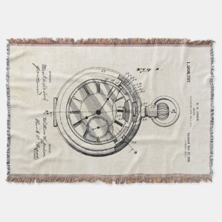 Couverture de jet de montre de poche de la