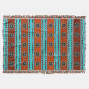 Couverture de jet de motif de sud-ouest
