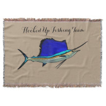 Couverture de jet de nom de bateau de pélerin