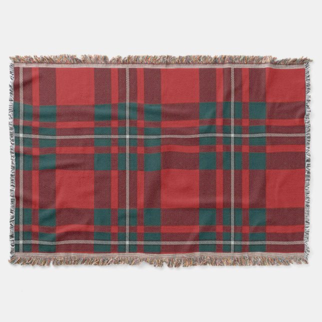 Couverture de jet de tartan de Gregor de clan (Devant)