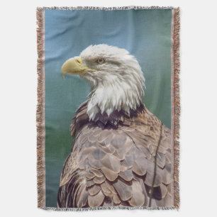 Couverture de jet d'Eagle chauve