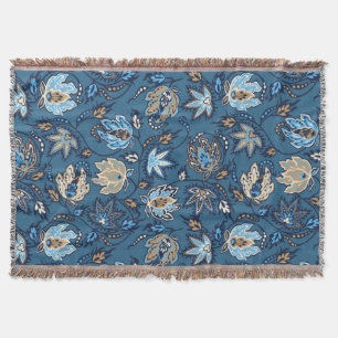 Couverture de jet Protea Batik Hawaïen Tropical