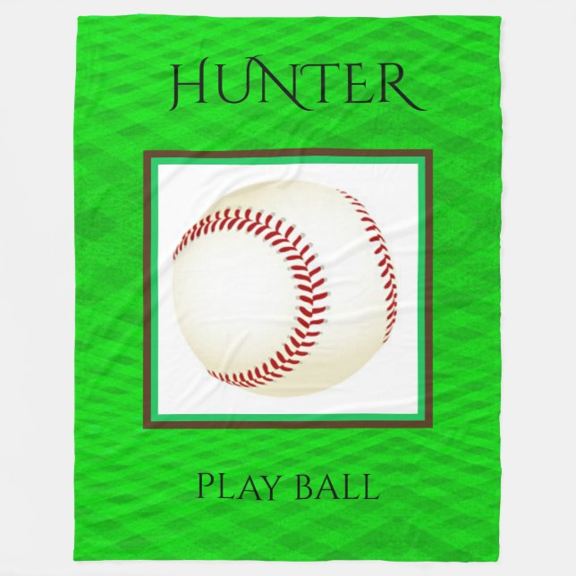 Couverture de la flotte de baseball avec nom perso (Devant)