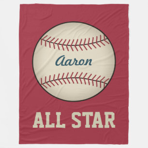 Couverture de la flotte de baseball Vintage pour e